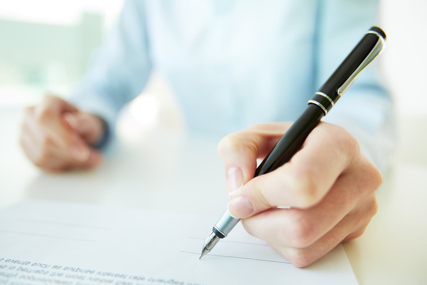 Schreiben mit Füllfederhalter